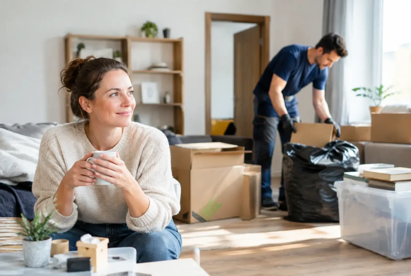 Messie Wohnung entrümpeln lassen ohne Druck