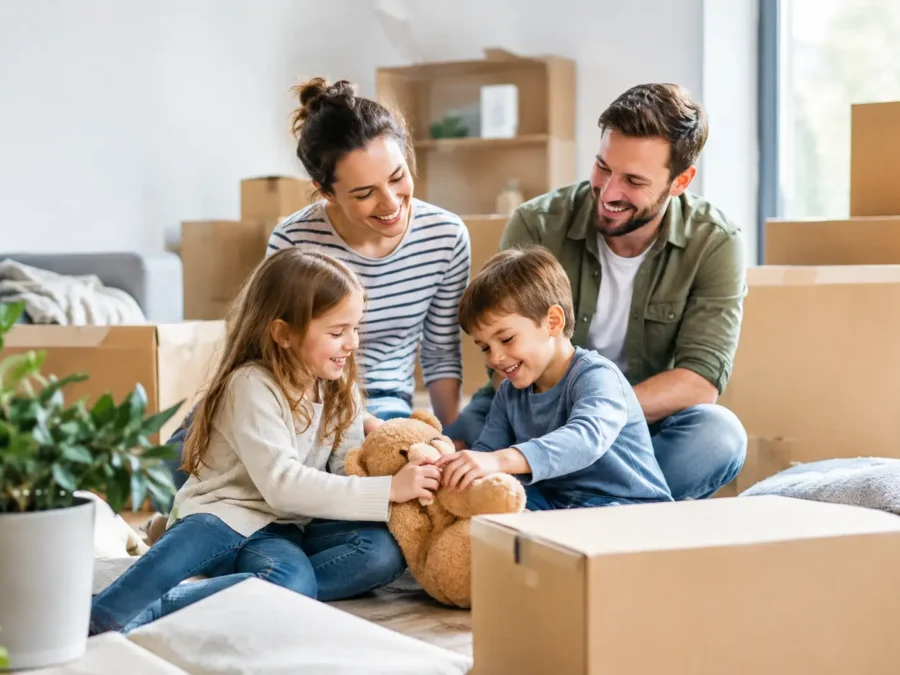 Umzug mit Kindern planen ohne unnötigen Stress