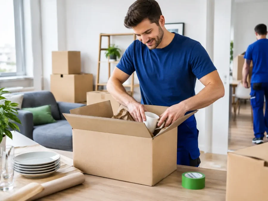 Umzugskartons richtig packen in 9 Schritten