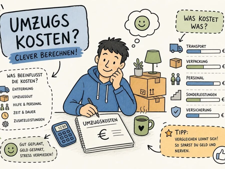 Umzugskosten berechnen: So geht’s richtig