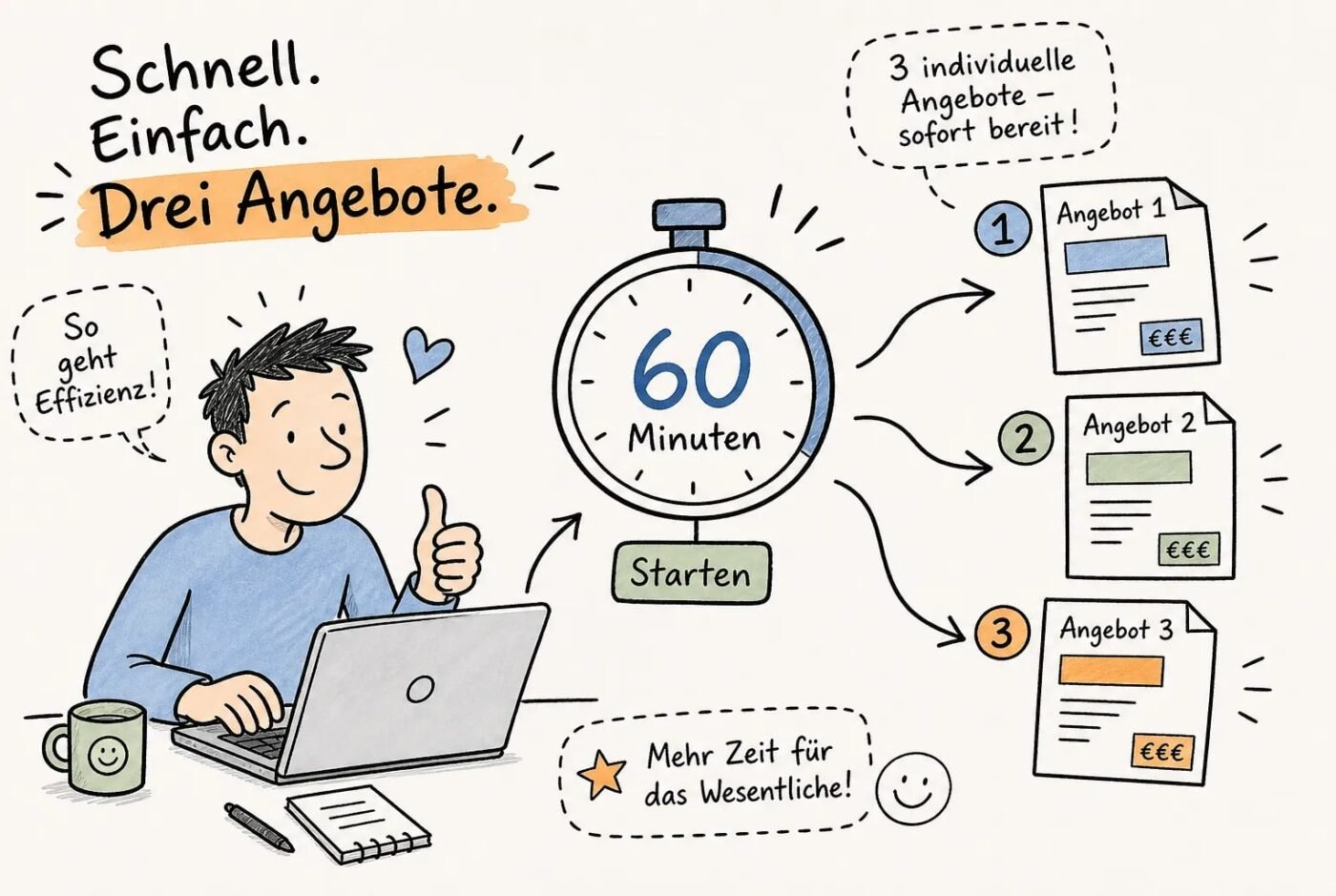 Wahlo im Praxistest: In 60 Minuten zu drei Angeboten