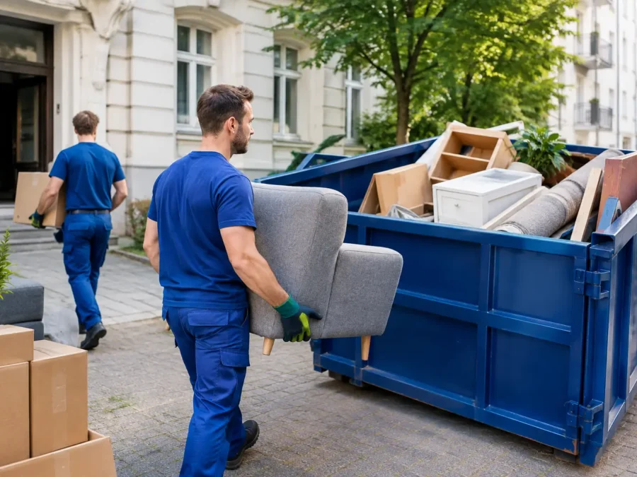 Container für Entrümpelung: Kosten im Überblick